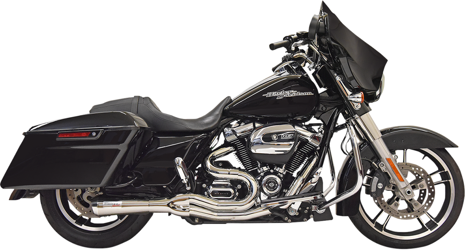 BASSANI XHAUST Road Rage II 2-Into-1 Mid-Length Exhaust System - Chrome 1F72C