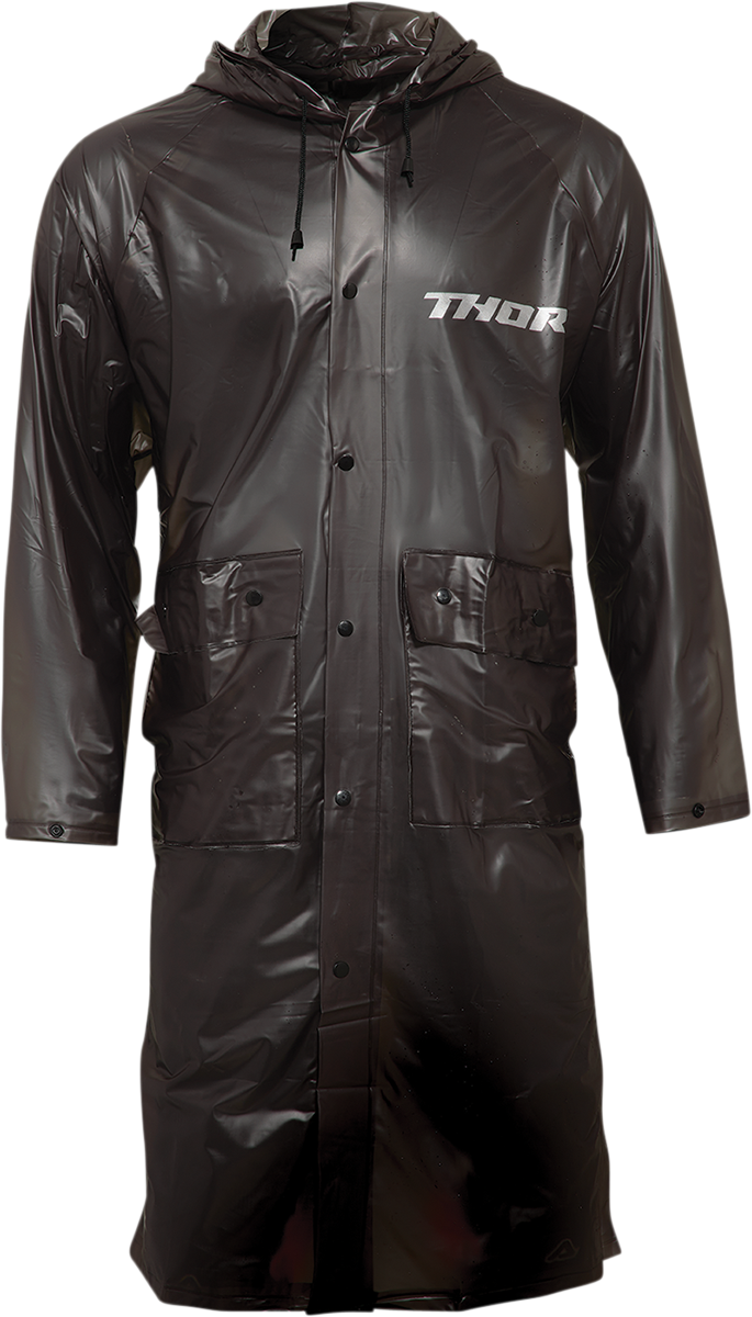 THOR Trench Rain Jacket - Black - One Size Fits Most 2854-0257