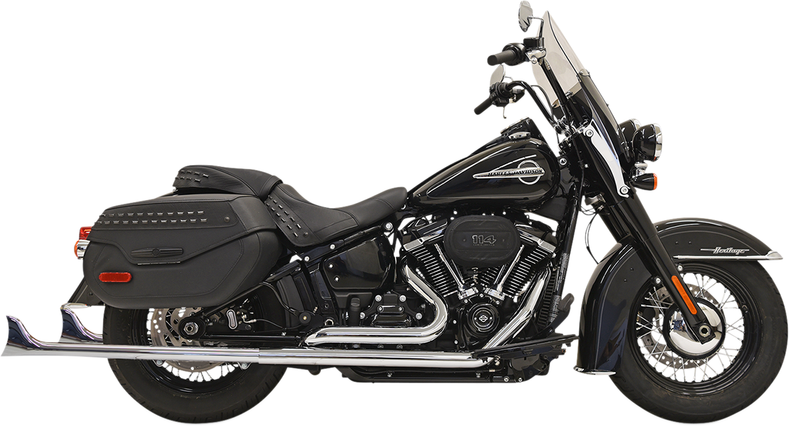 BASSANI XHAUST Fishtail Exhaust without Baffle - 33" 1S76E-33