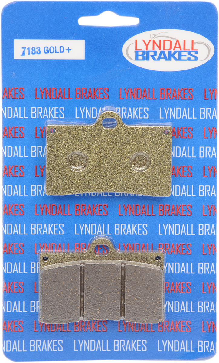 LYNDALL RACING BRAKES LLC Brake Pads - Gold+ Brembo 7138-GPLUS