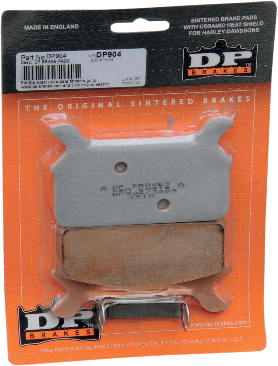 DP BRAKES Sintered Brake Pads - DP904 DP904