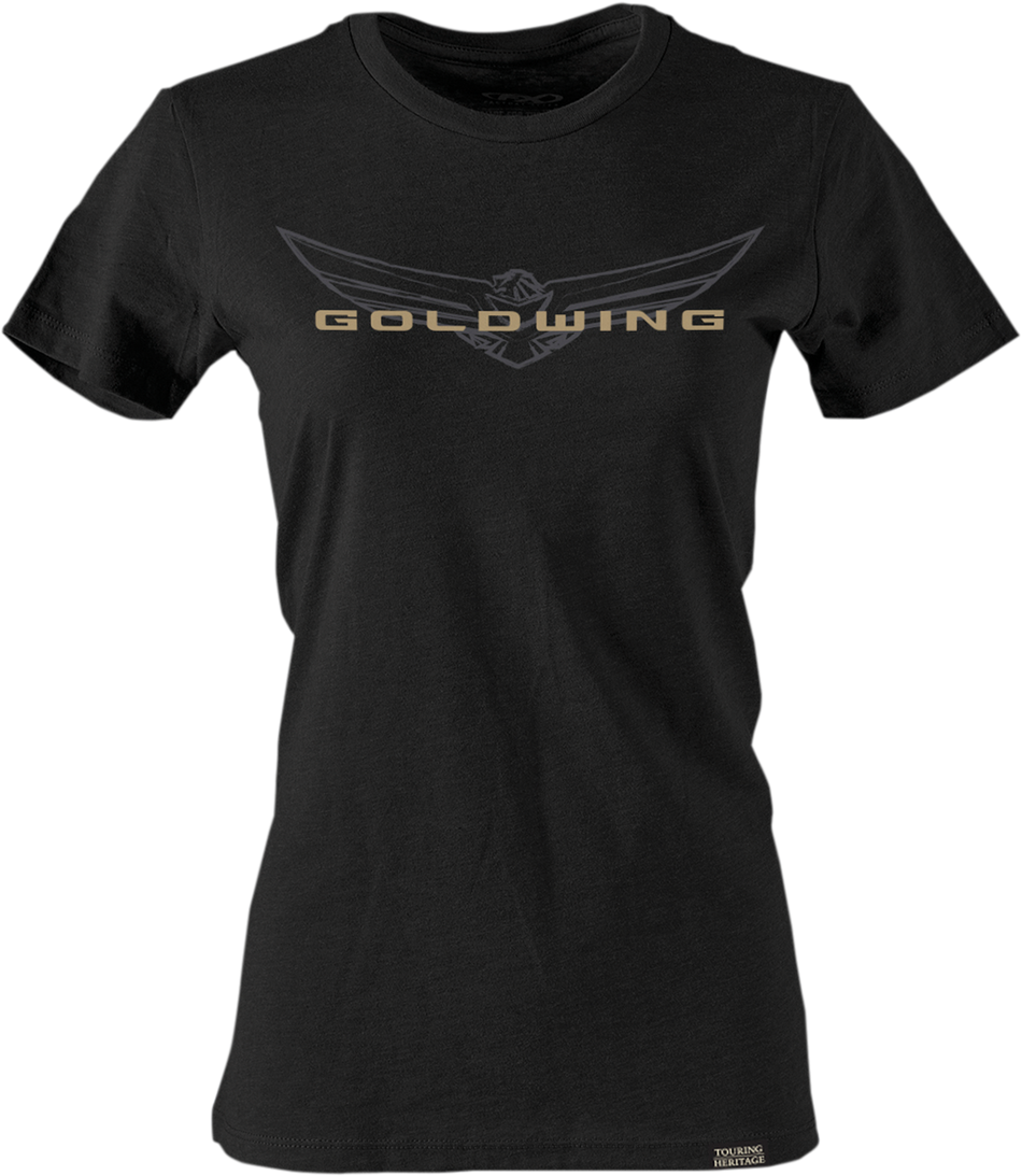 FACTORY EFFEX Women's Goldwing Sketched T-Shirt - Black - Medium 25-87842