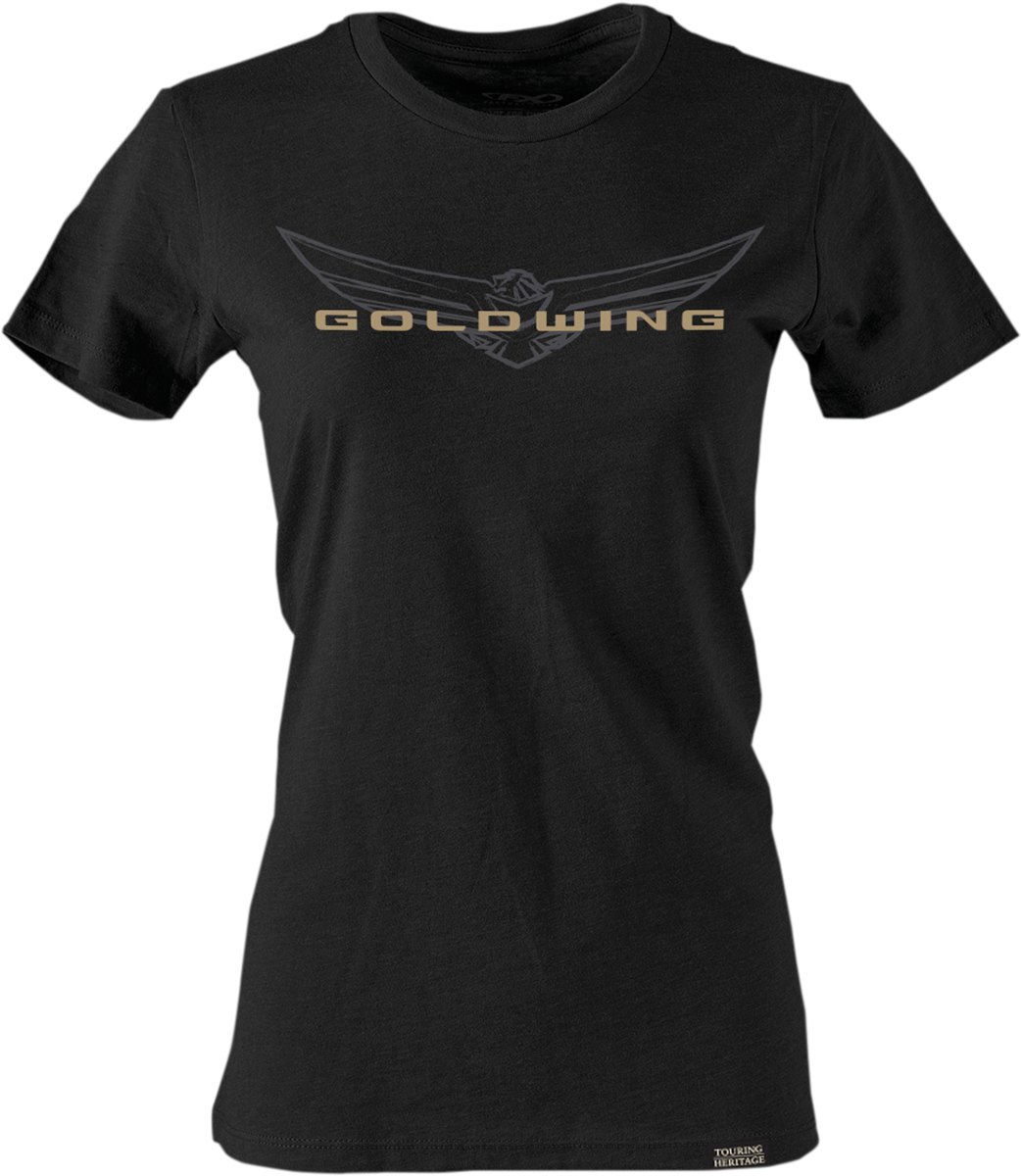 FACTORY EFFEX Women's Goldwing Sketched T-Shirt - Black - XL 25-87846