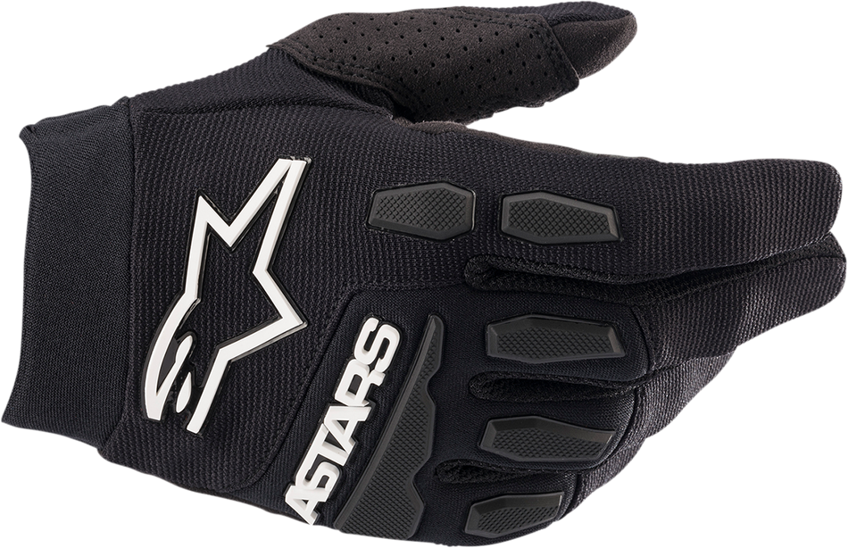 ALPINESTARS Youth Full Bore Gloves - Black - Medium 3543622-10-M