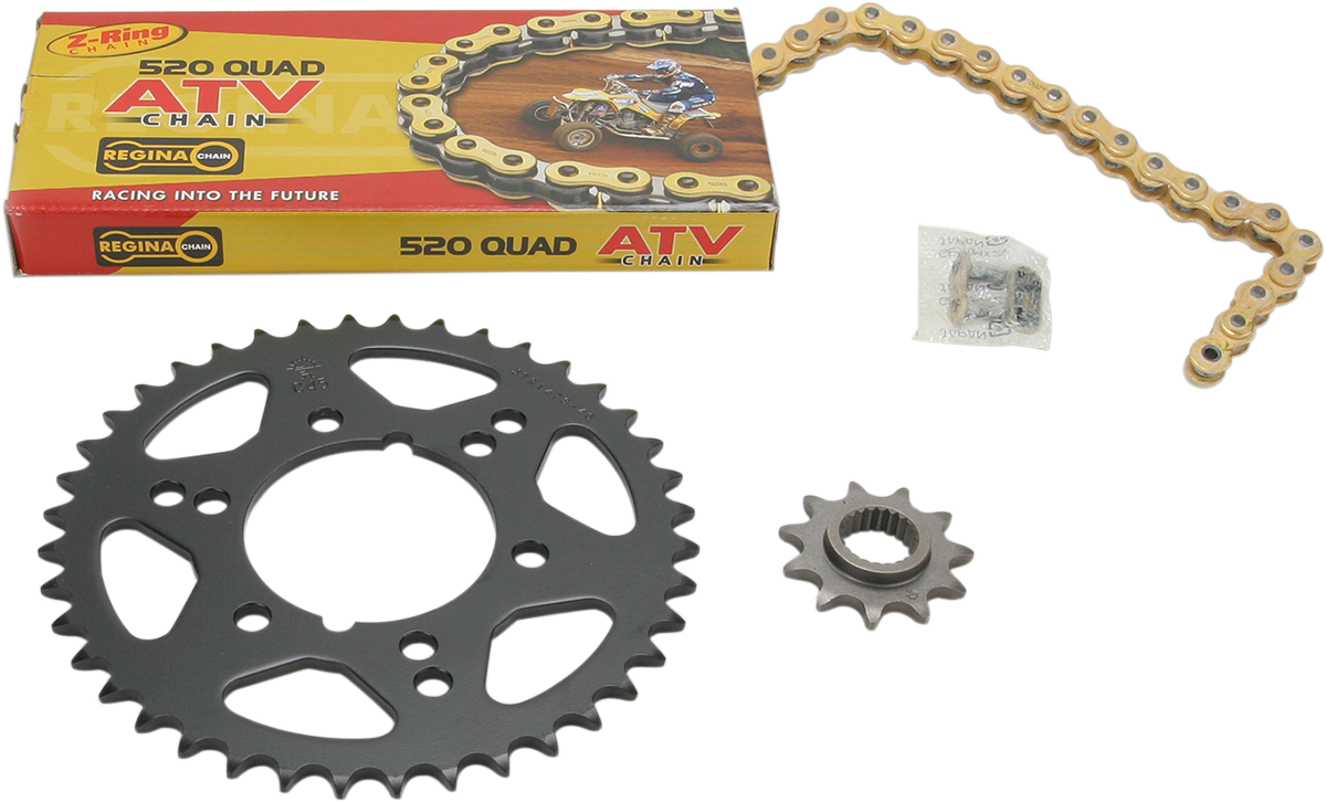 REGINA Chain and Sprocket Kit - Polaris - Trail Boss 325/330 - '01-'10 5QUAD/078KPO003