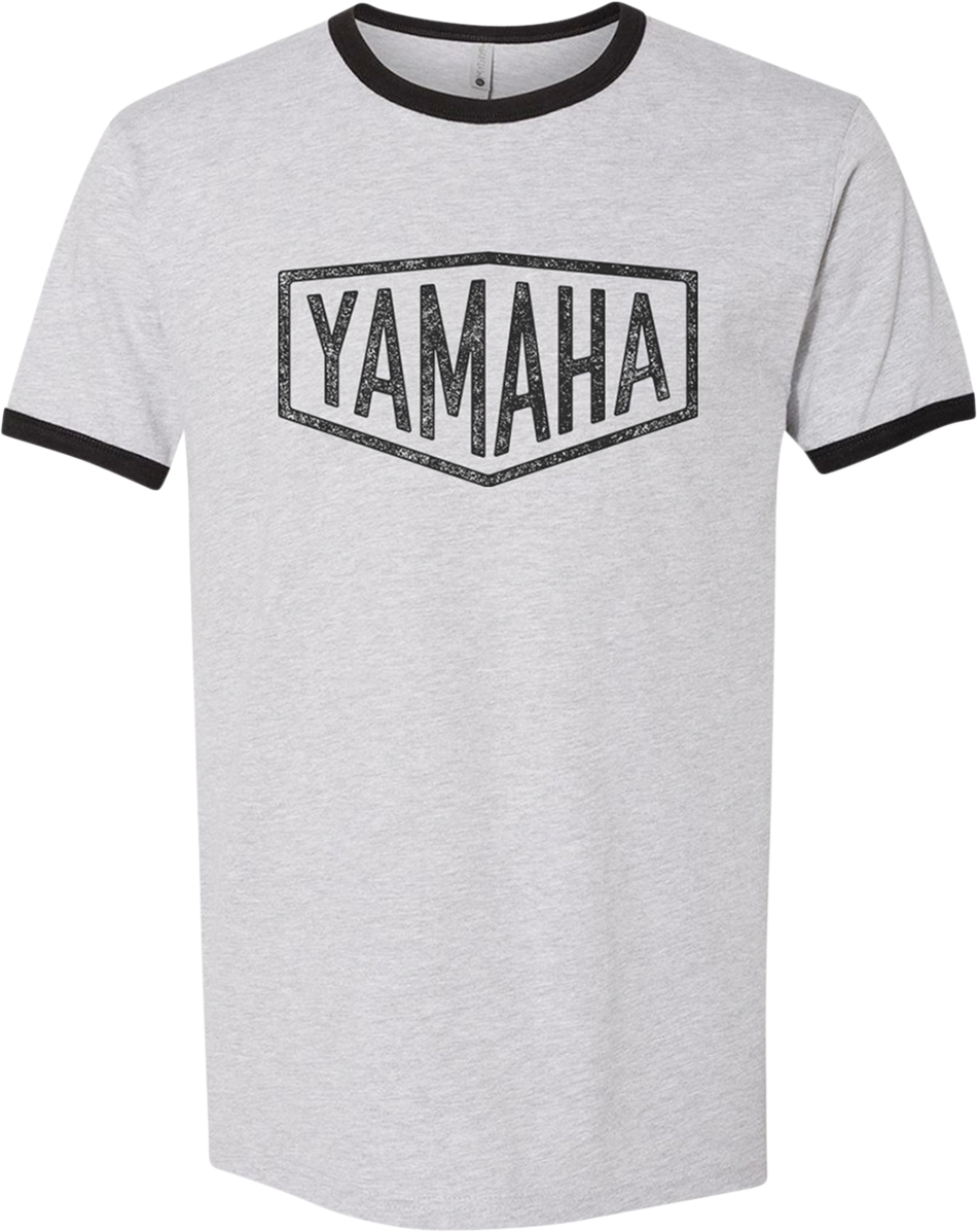 YAMAHA APPAREL Yamaha Vintage Raglan T-Shirt - Gray/Black - XL NP21A-M1792-XL