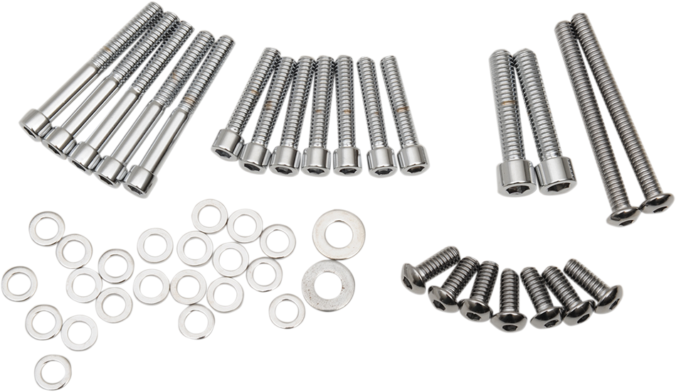 COLONY Bolt Kit - Primary Cover - Polished - Dyna 8919-19P