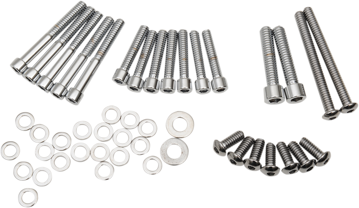 COLONY Bolt Kit - Primary Cover - Polished - Dyna 8919-19P