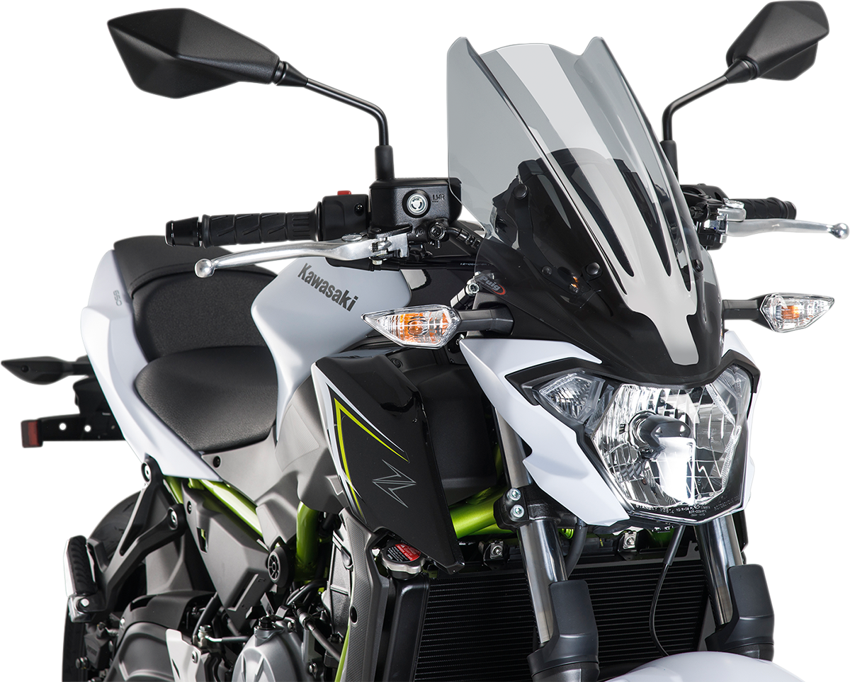 PUIG HI-TECH PARTS New Generation Windscreen - Smoke - Z650 9369H