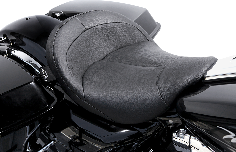 DANNY GRAY BigIST Solo Seat - Black Leather - FL '08-'20 FA-DGE-0270