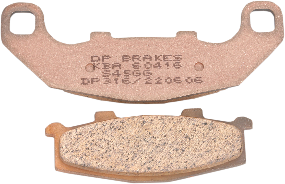 DP BRAKES Standard Brake Pads - Kawasaki DP316