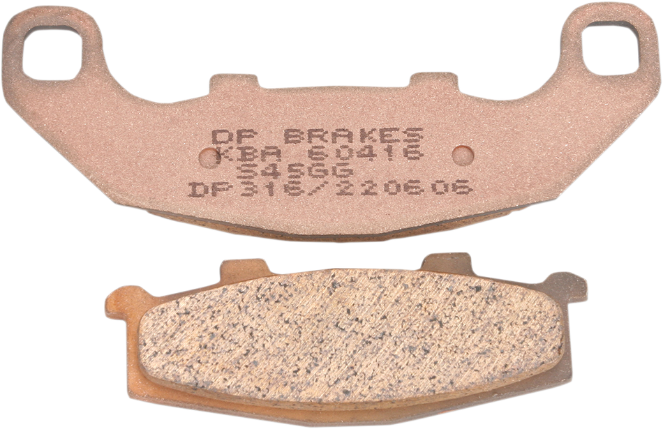 DP BRAKES Standard Brake Pads - Kawasaki DP316