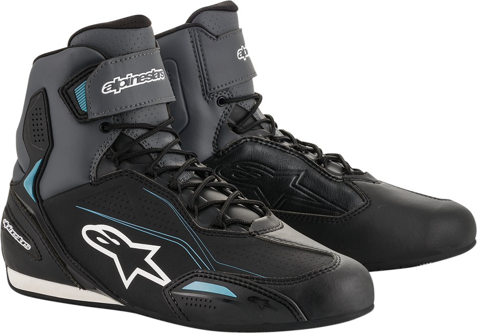 Zapatos ALPINESTARS Stella Faster-3 - Negro/Gris/Azul - EU 8 251041911718 