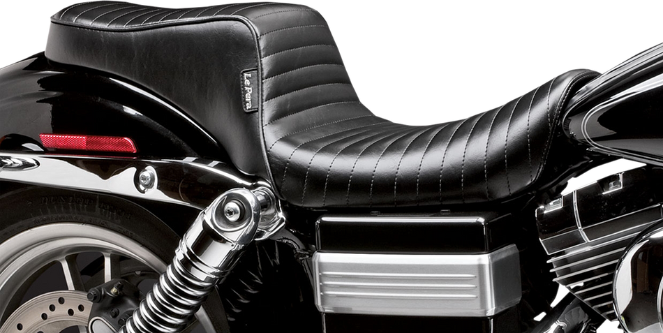 LE PERA Cherokee Seat - Pleated - Black - FXD '06+ LK-021PT