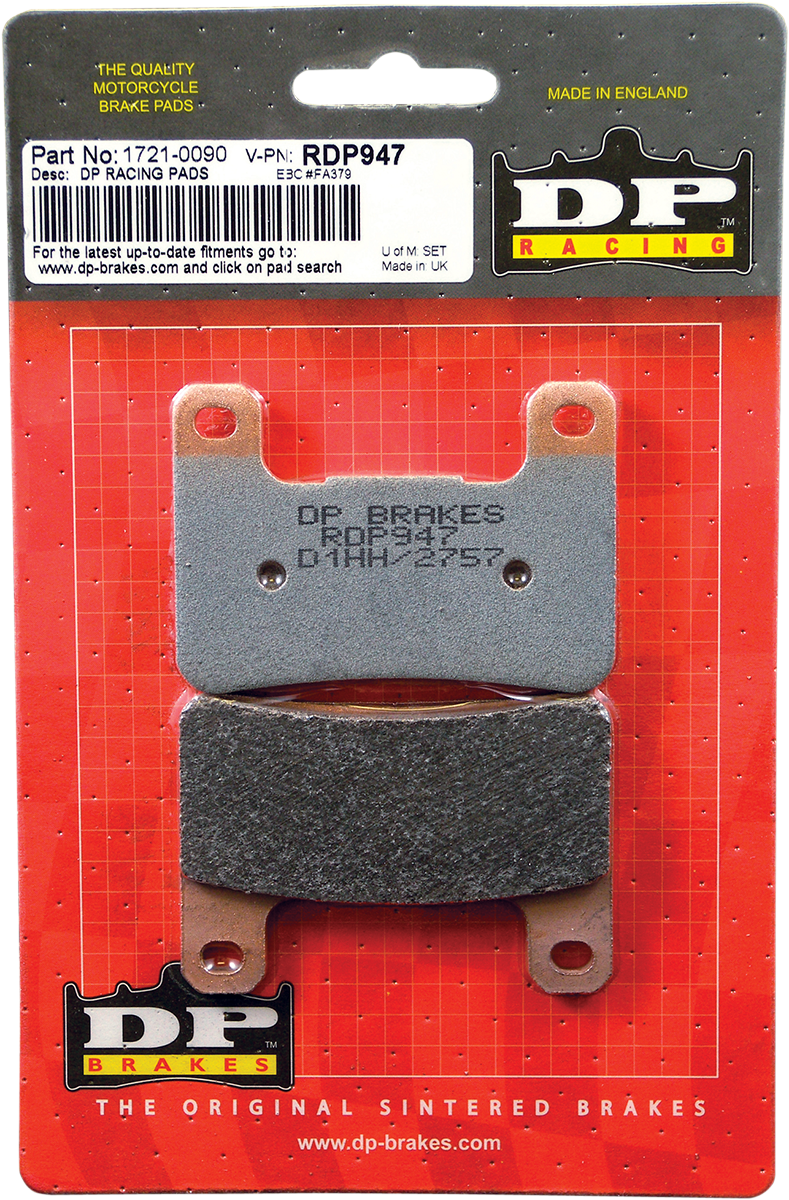 DP BRAKES RDP Racing Brake Pads - Kawasaki/Suzuki RDP947