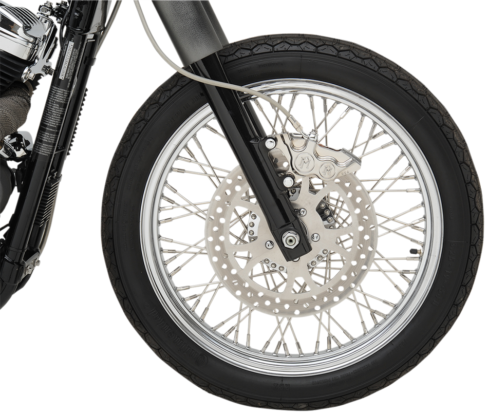 PERFORMANCE MACHINE (PM) Caliper - Front Left - Chrome - 00-17 Harley-Davidson 0053-2919-CH