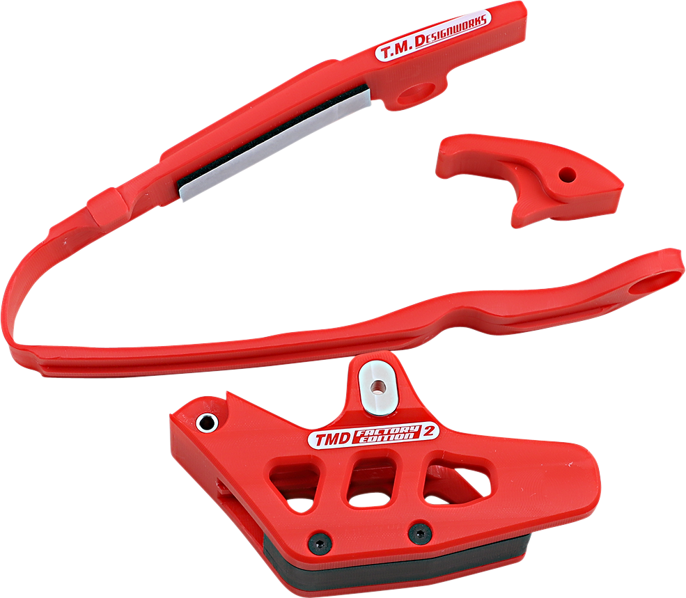 T.M. DESIGNWORKS Chain Guide/Slider - Beta - Red BCP-R01-RD