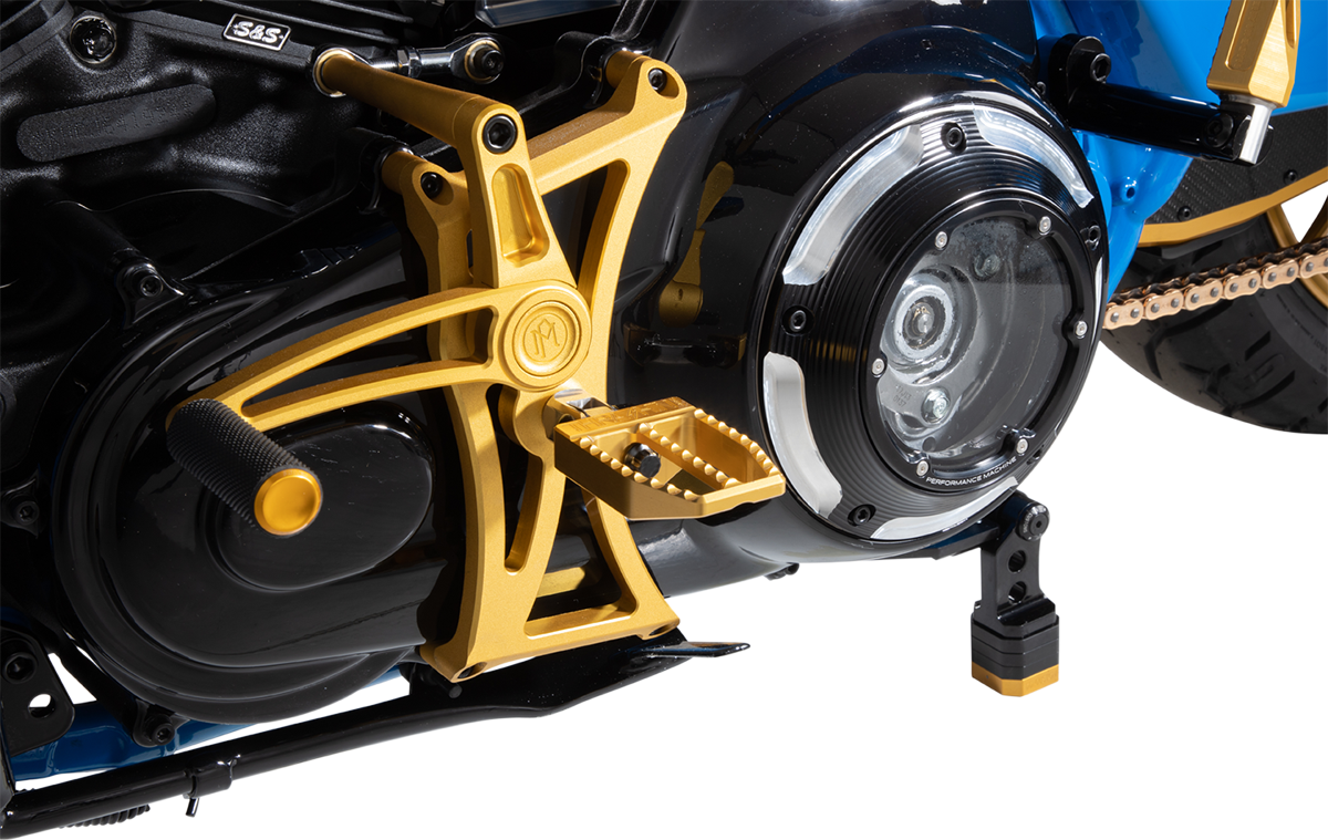 PERFORMANCE MACHINE (PM) Mittelsteuerung - Gold - Softail 0035-1172M-SMG 