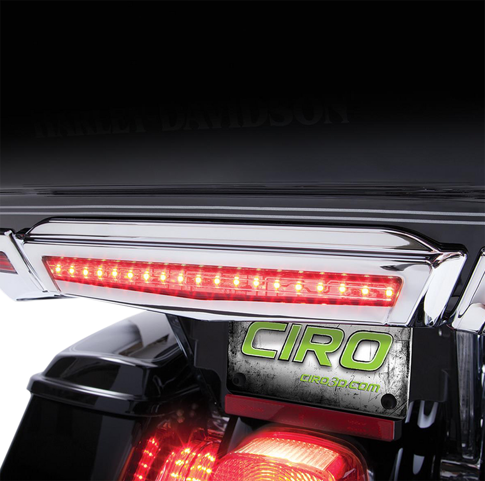 CIRO Center Brake Light - Chrome 40004