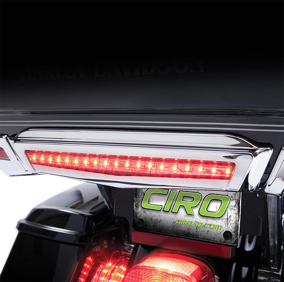 CIRO Center Brake Light - Chrome 40004