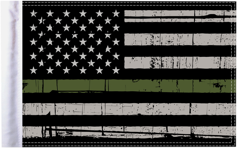 PRO PAD Grunge U.S.A. Flag - Green - 10" x 15" FLG-GMGL-US15