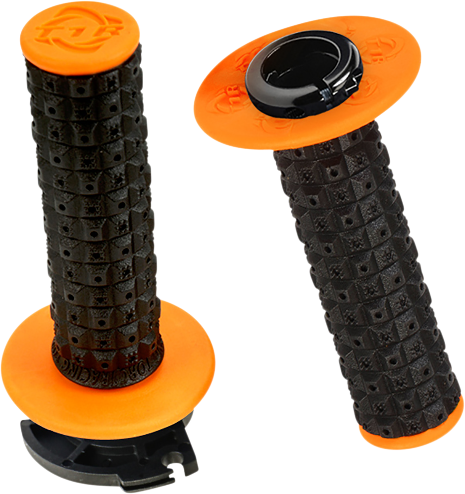 TORC1 Grips - Defy - Lock-On - Black/Orange 2650-0205