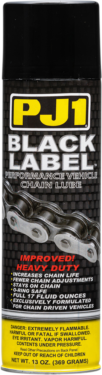 PJ1/VHT Black Label Chain Lube - 13 oz. net wt. - Aerosol 1-20