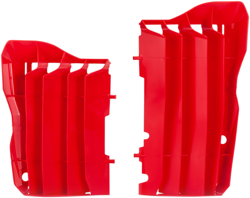Rejillas de radiador ACERBIS - Rojo - Honda 2691520227