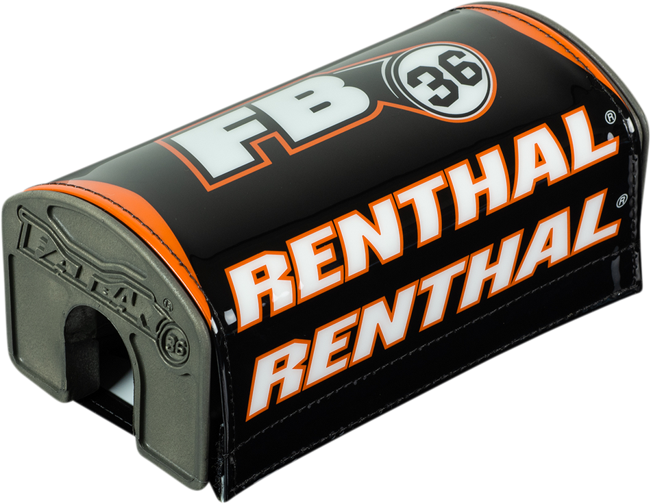 Protector de manillar RENTHAL - Fatbar36™ - Negro/Naranja P347 