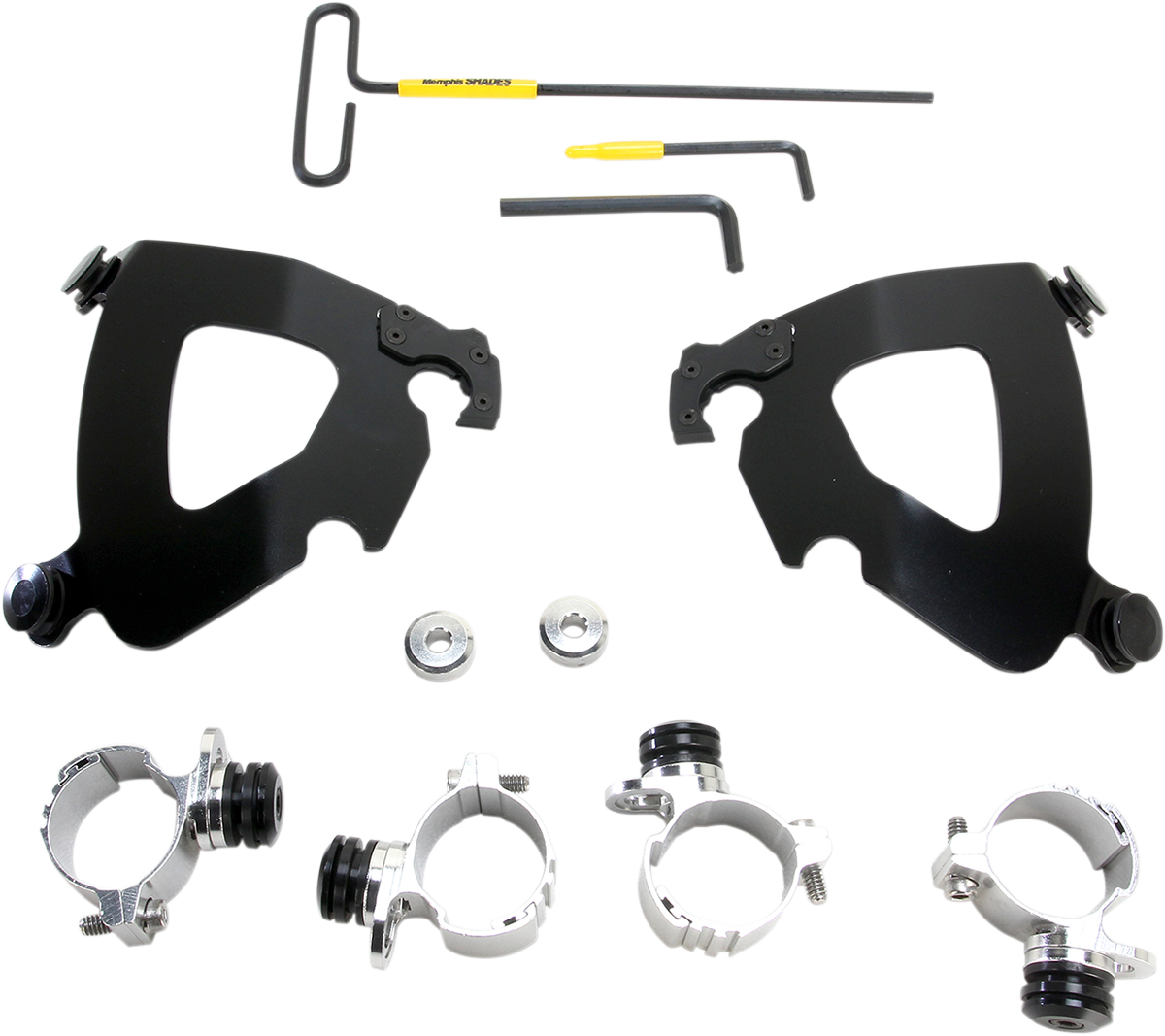 MEMPHIS SHADES Gauntlet Mounting Kit - Black - XL1200 MEB2006