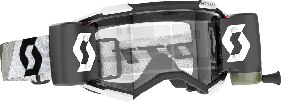 SCOTT Fury WFS Goggle - Premium Black/White - Clear 278596-7702113