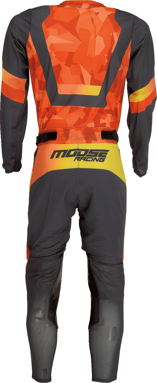 MOOSE RACING Pantalones Sahara - Naranja/Negro - 32 2901-10404 