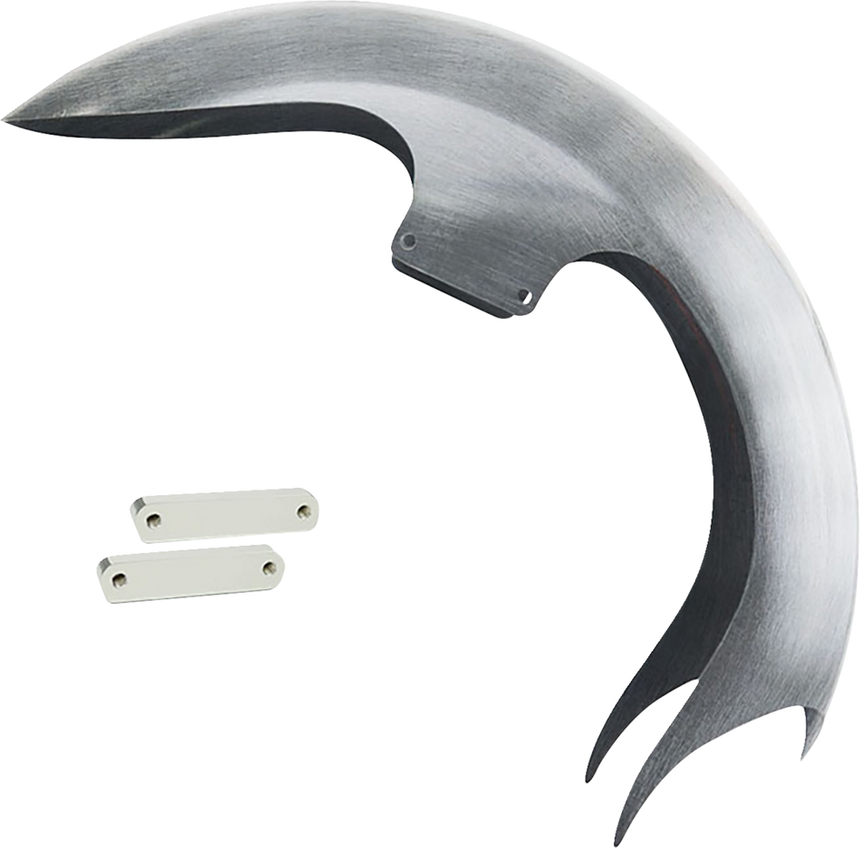 PAUL YAFFE BAGGER NATION DEI Front Fender - 21" Wheel - With Chrome Adapters DEI21-14L-C