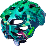 KALI Child Chakra Lighted Helmet - Jungle - Gloss Green - XS 0221022214