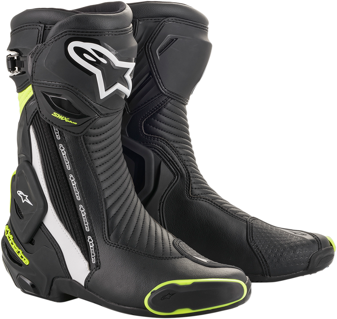 Botas ALPINESTARS SMX+ - Negro/Blanco/Amarillo Fluorescente - US 11.5 / EU 46 2221019-125-46 