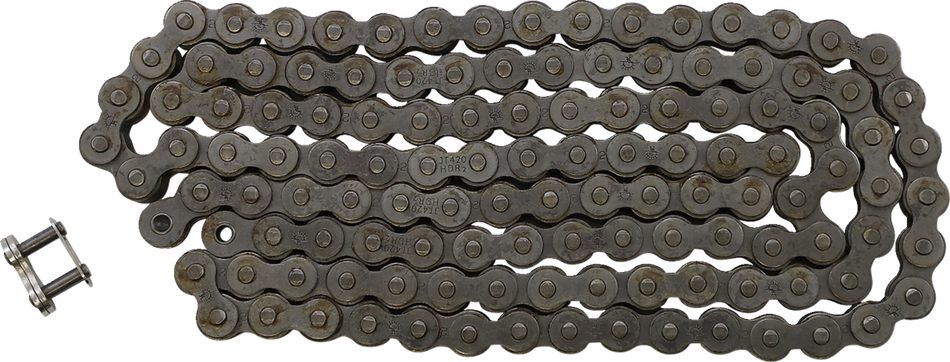JT CHAINS 420 HDR - Heavy Duty Drive Chain - Steel - 124 Links JTC420HDR124SL