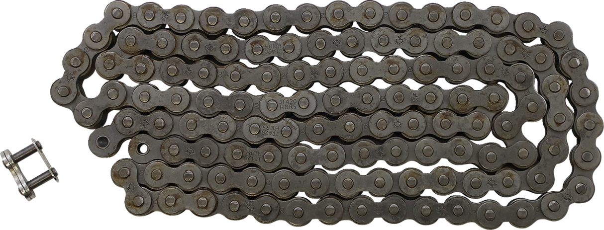 JT CHAINS 420 HDR - Heavy Duty Drive Chain - Steel - 124 Links JTC420HDR124SL