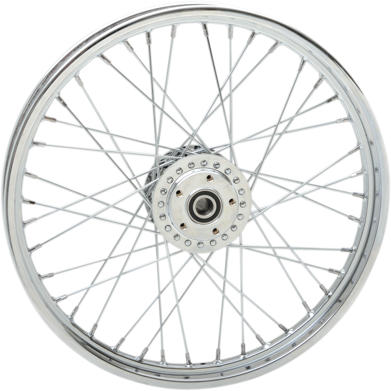DRAG SPECIALTIES Front Wheel - Single/Dual Disc/No ABS - Chrome - 21"x2.15" - '04-'05 FXD 64383