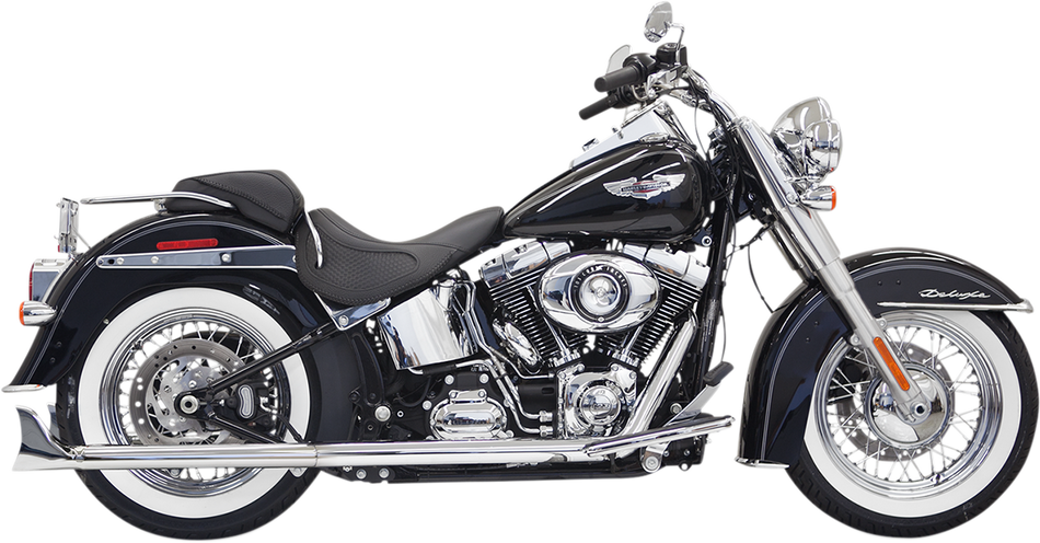 BASSANI XHAUST Fishtail Exhaust with Baffle - 30" - Softail 1S66E-30
