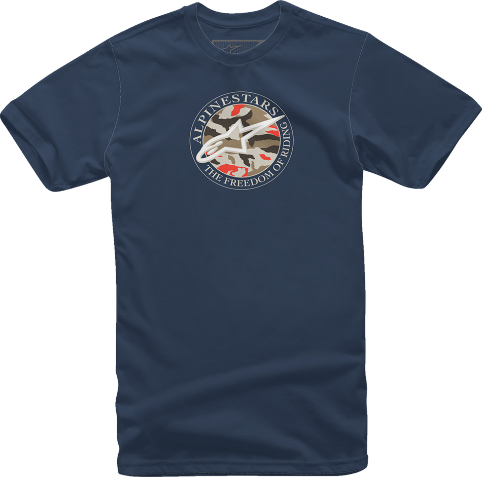 ALPINESTARS Dot Camo T-Shirt - Navy - 2XL 12137266070XXL