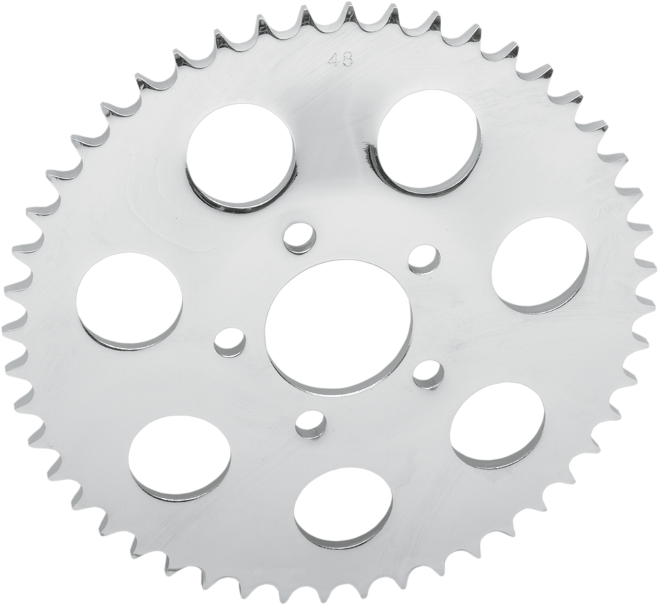 DRAG SPECIALTIES Rear Sprocket - Chrome - Dished - 49 Tooth 16425P