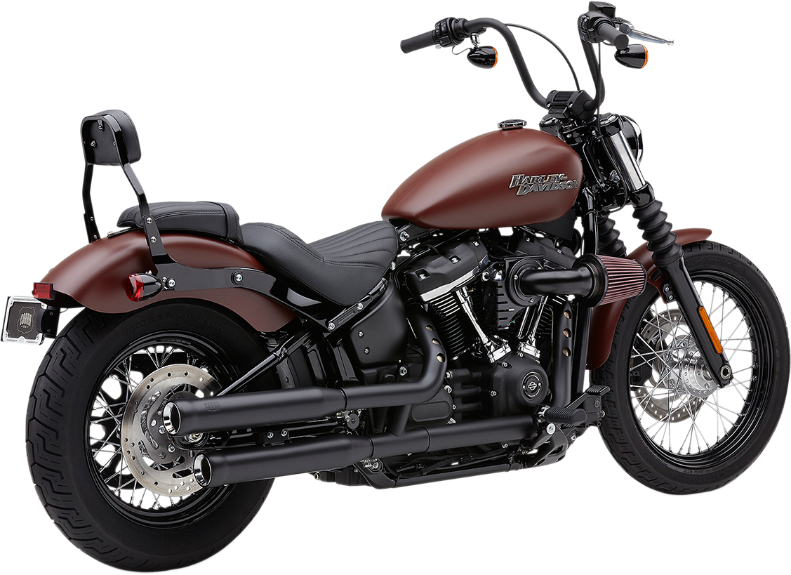 Silenciadores COBRA Neighbor Hater para Softail - Negro 6047B 