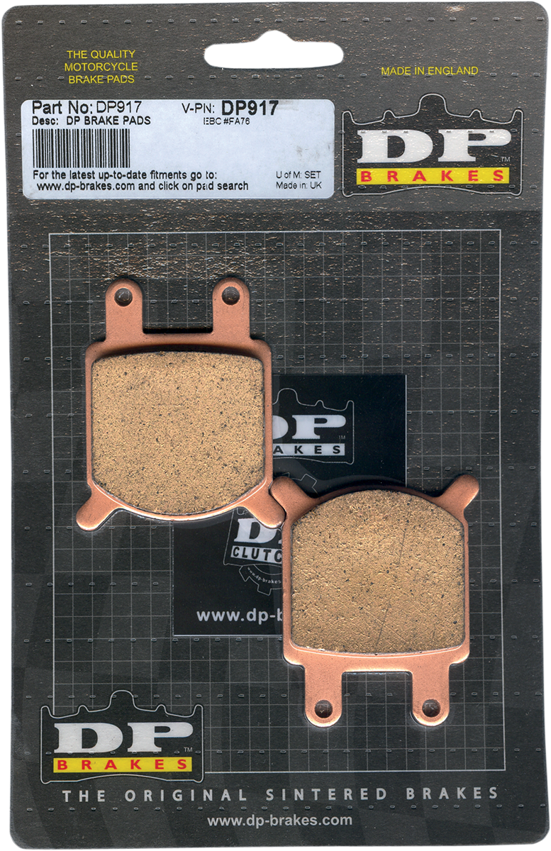 DP BRAKES Standard Brake Pads - Kawasaki DP917