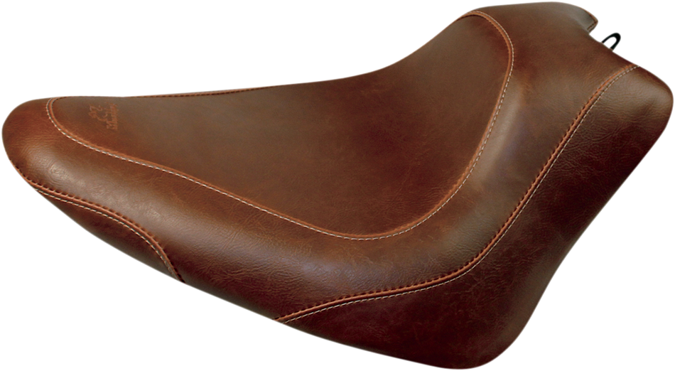 MUSTANG Seat - Wide Tripper Solo - without Backrest - Smooth - Brown 76764