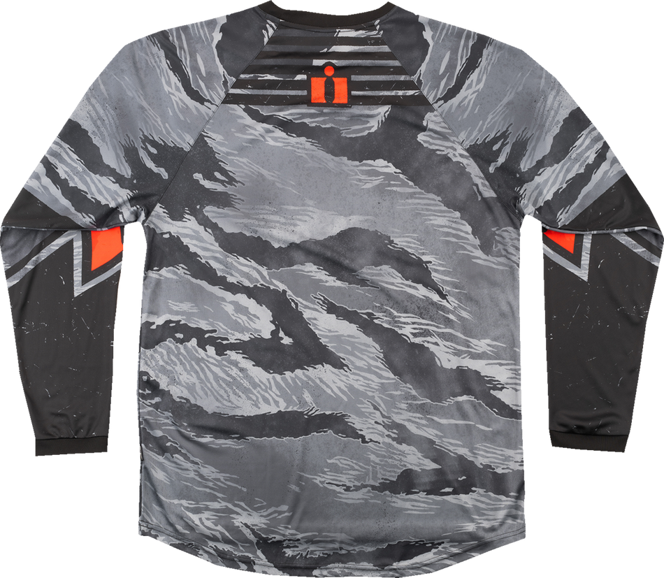 ICON Tiger’s Blood Jersey - Gray Camo - Large 2824-0093