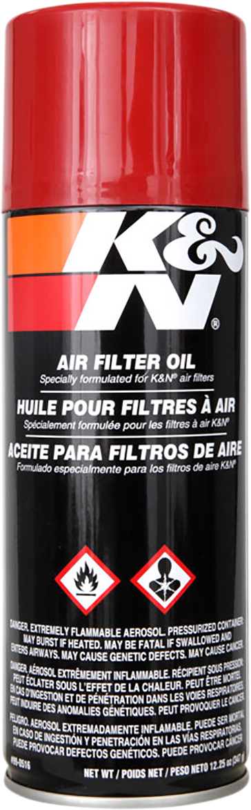 K & N Air Filter Oil - 12.25 oz. net wt. - Aerosol 99-0516