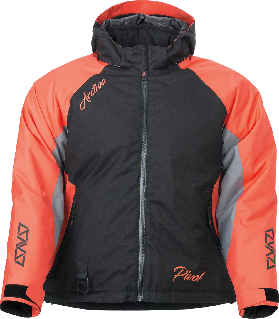 ARCTIVA Women's Pivot 5 Hooded Jacket - Coral - Medium 3121-0792