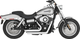 VANCE & HINES Short Shot Staggered Exhaust System - Chrome 17317