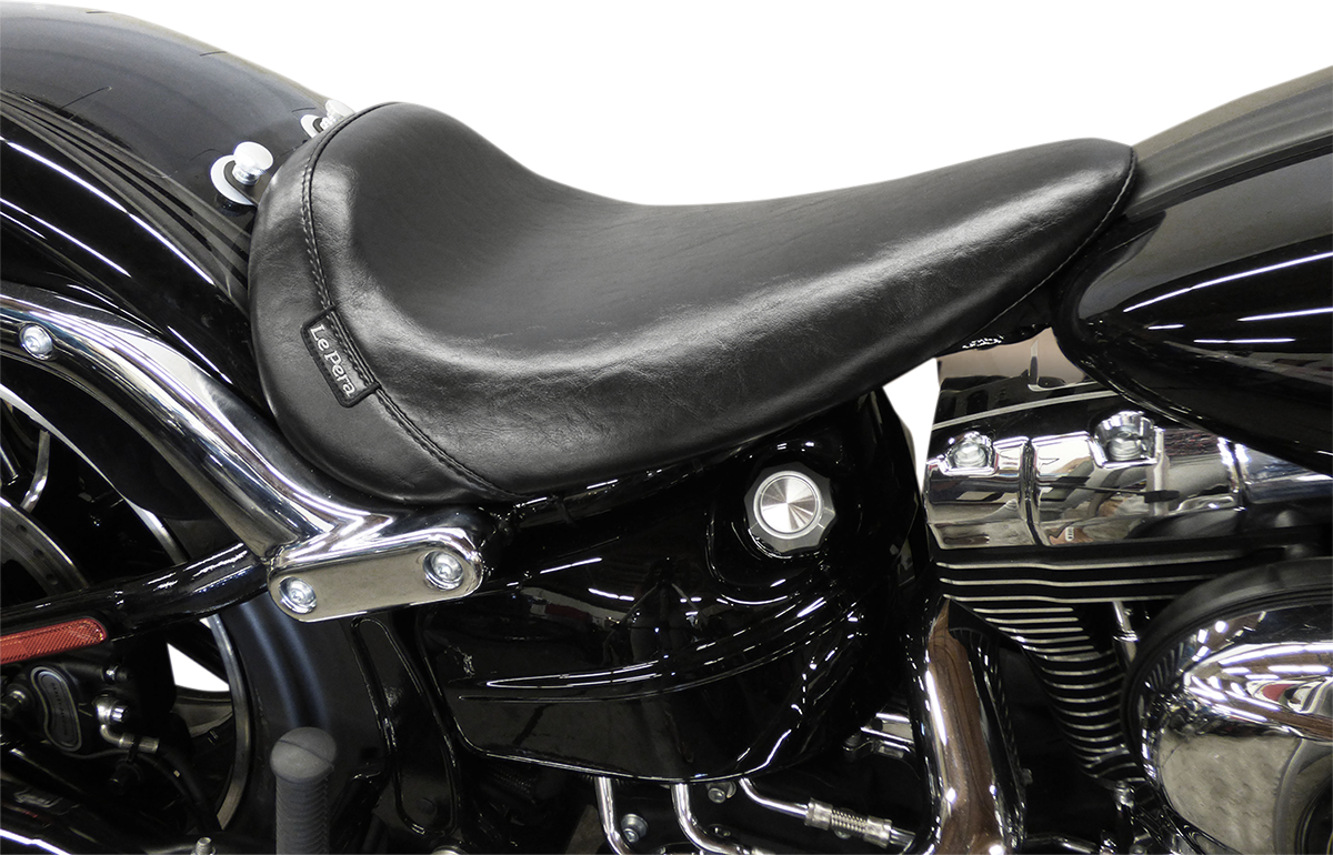 LE PERA Bare Bones Solo Seat - Smooth - Black - FXSB LKB-007