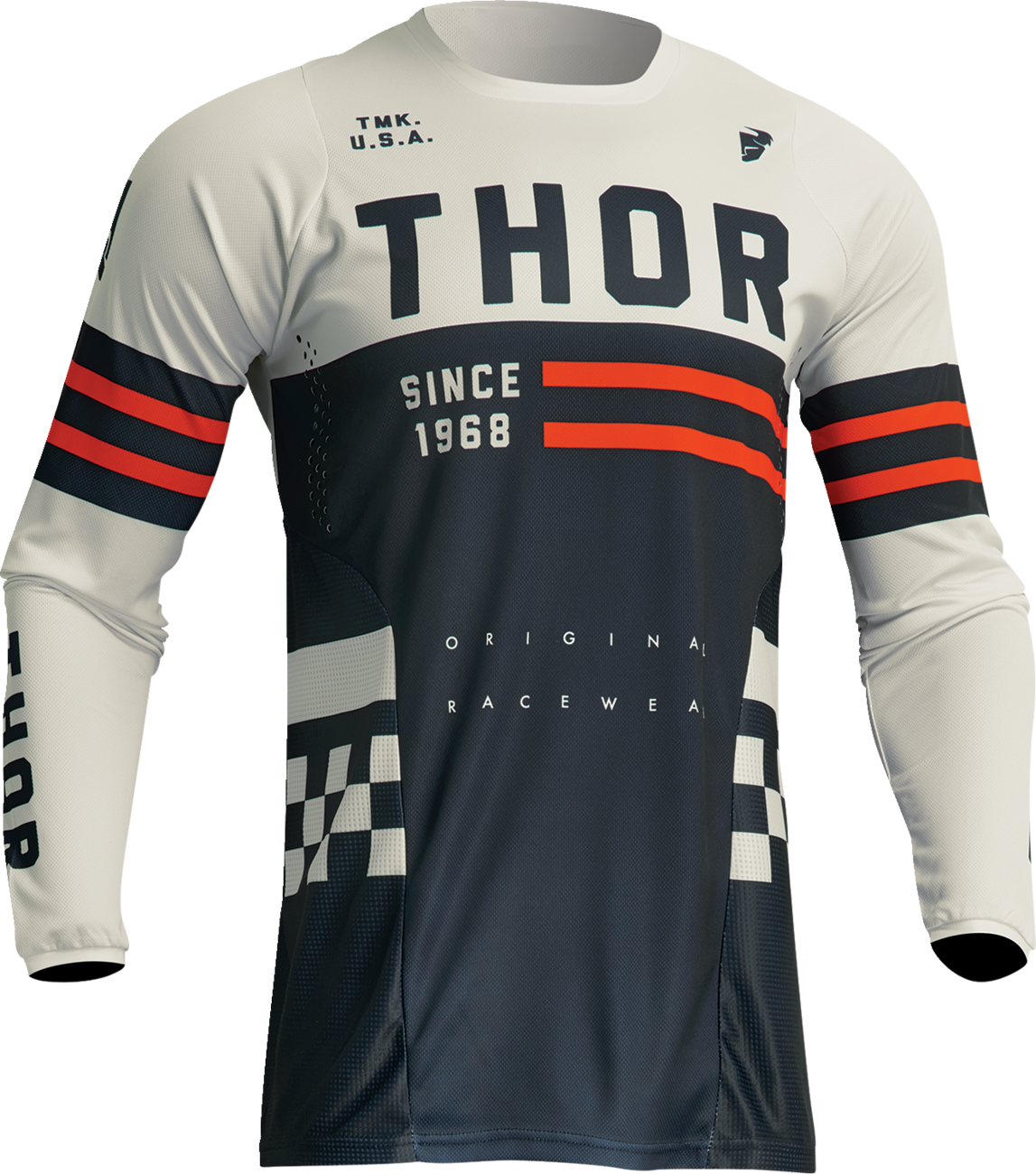 THOR Youth Pulse Combat Jersey - Midnight/White - Large 2912-2189